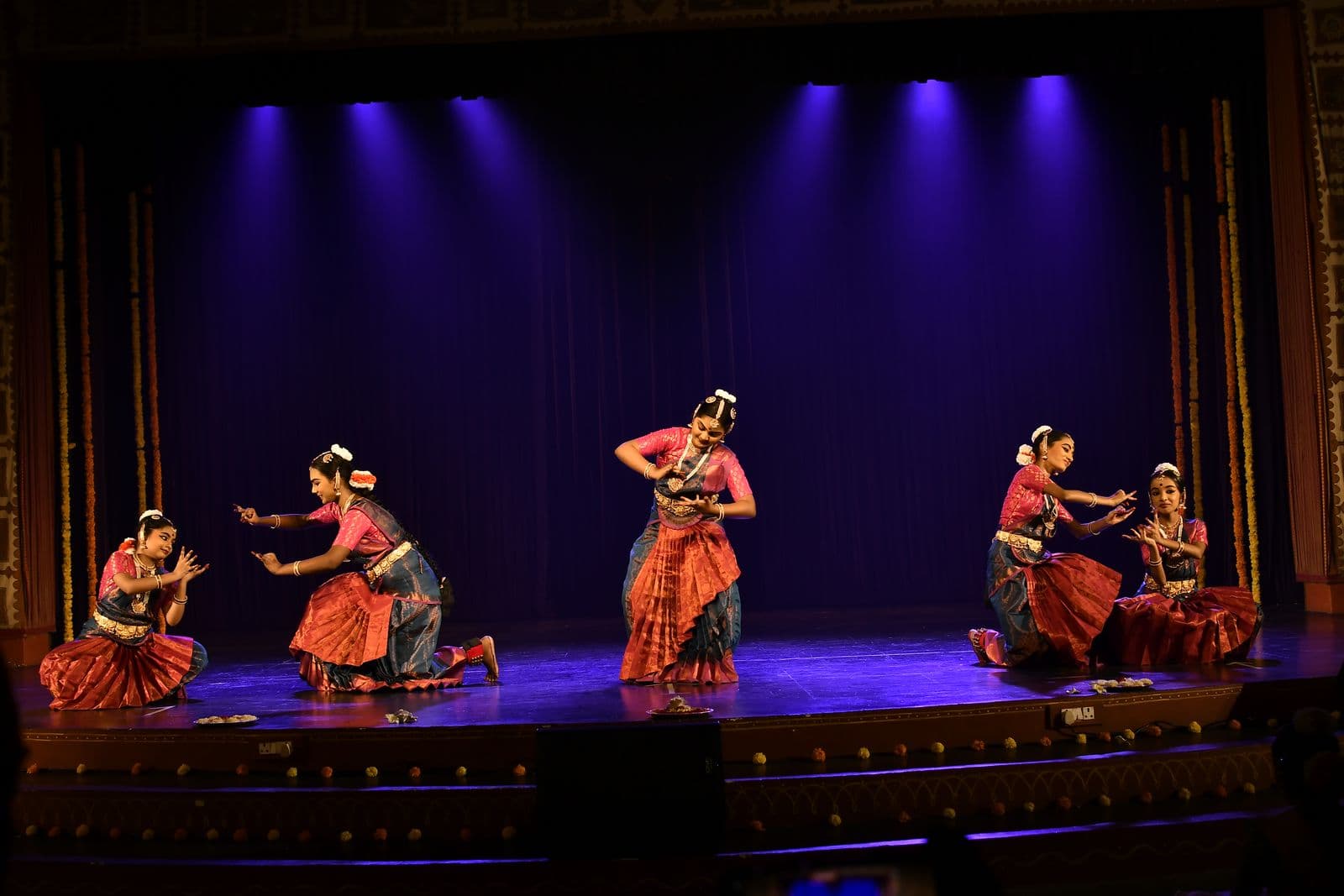 Students performing at Udaan 2025, Kalakshetra Foundation